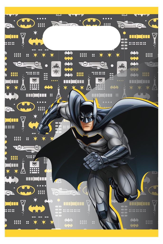 8 Batman heldenkracht geschenkzakjes Productafbeelding 