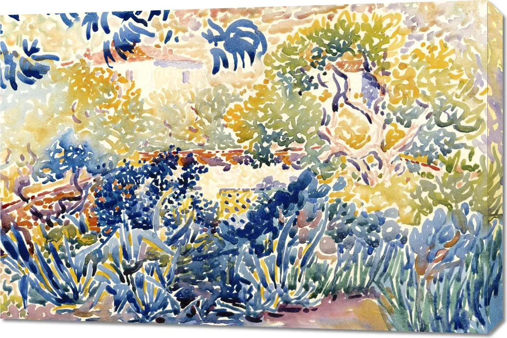 Quadro su Tela 90x60 cm Henri-Edmond Cross Telaio in Legno Salotto