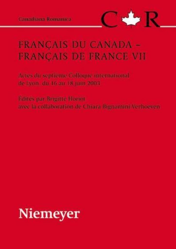 Français du Canada - Français de France VII