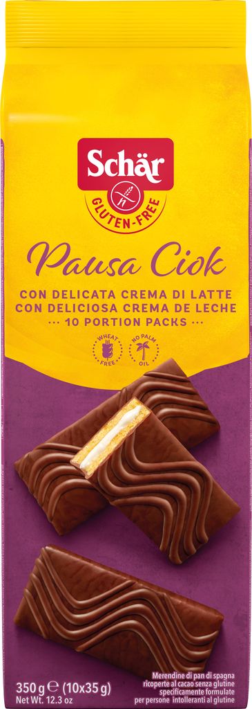 Schär Pausa Ciok Kuchenriegel (10 x 35 g) Produktbild 