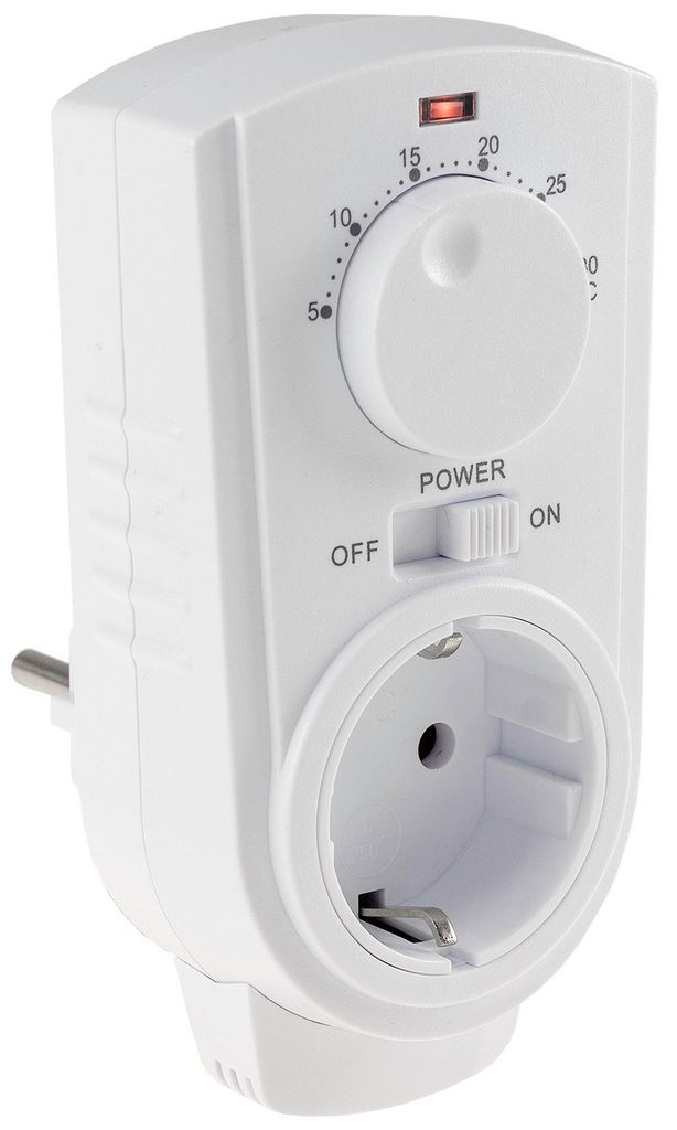 Steckdosen-Thermostat ST-35 ana max. 3500W 5-30°C AUS/AUTO Produktbild 