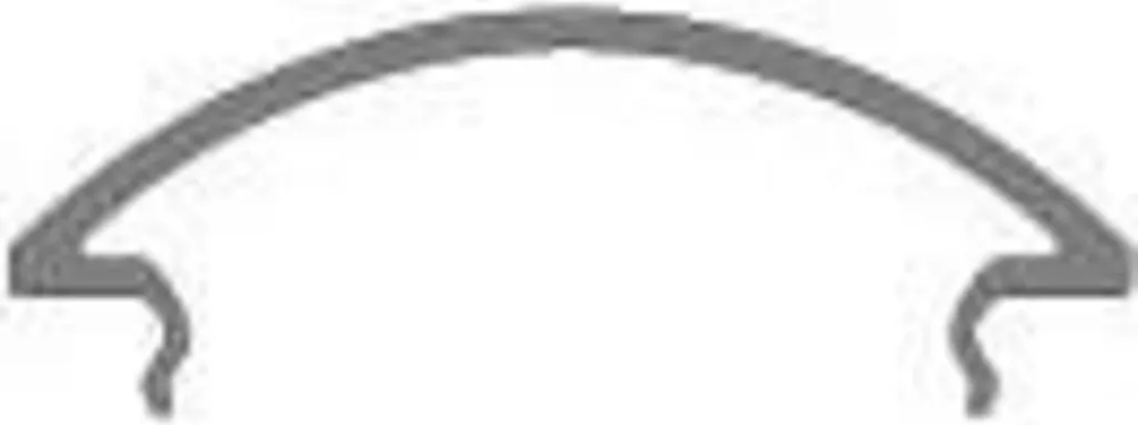 Diffuseur Deko-Light kryt R-05-15 984581 opaque blanc de 3m pour profilé
