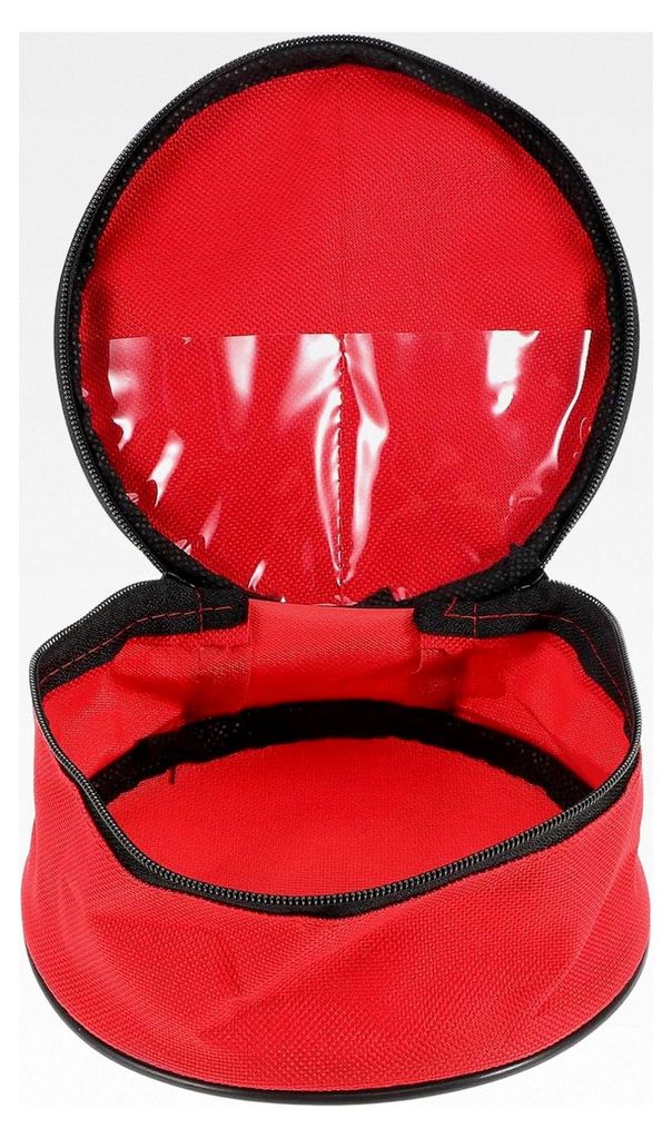 Camping Geschirrtasche aus Oxford-Gewebe mit Netzfach und Reißverschluss für Picknick und Reisen