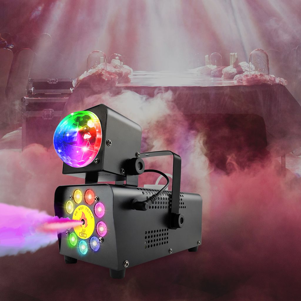12barevný 500Watt mlhový stroj s dálkovým ovládáním 9 LED Obrázek produktu 11