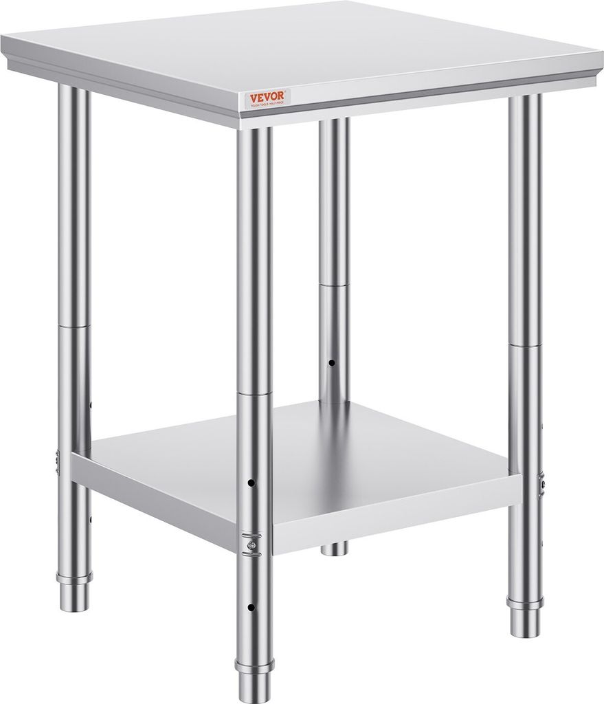 Stół roboczy ze stali nierdzewnej 60 cm x 60 cm Do Zdjęcie produktu 