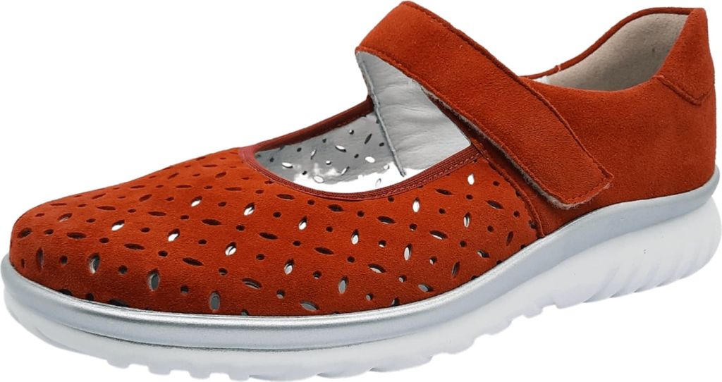 Semler Komfort Slipper Lena Damen 31333230393432 Orange 41 EU