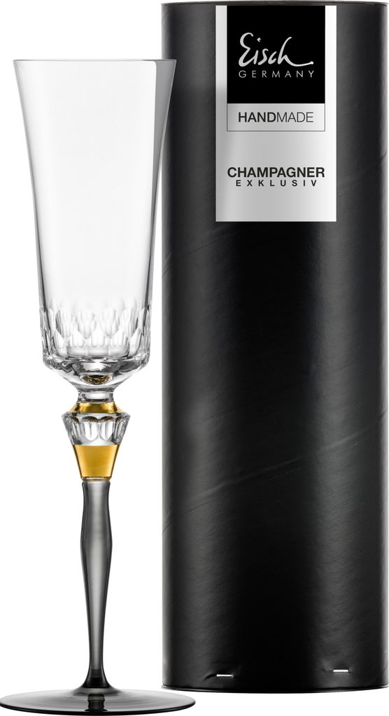 Eisch Vorteilset 2 Stück Champagnerglas 596/71 grau in Produktbild 