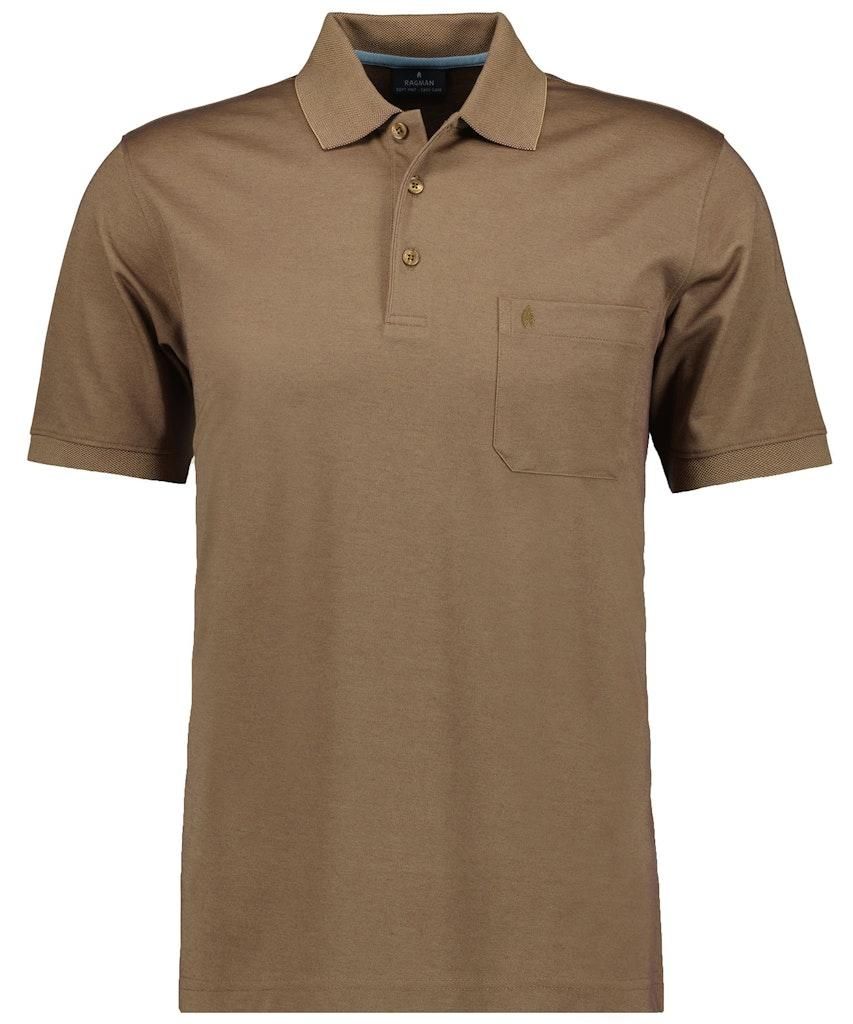 Ragman H-Polo Polo a maglia morbida uni Immagine del prodotto 