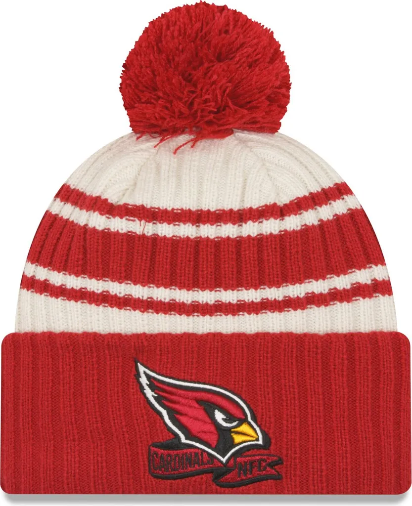 Bonnet à pompon Arizona Cardinals NFL New Era Collection Hiver