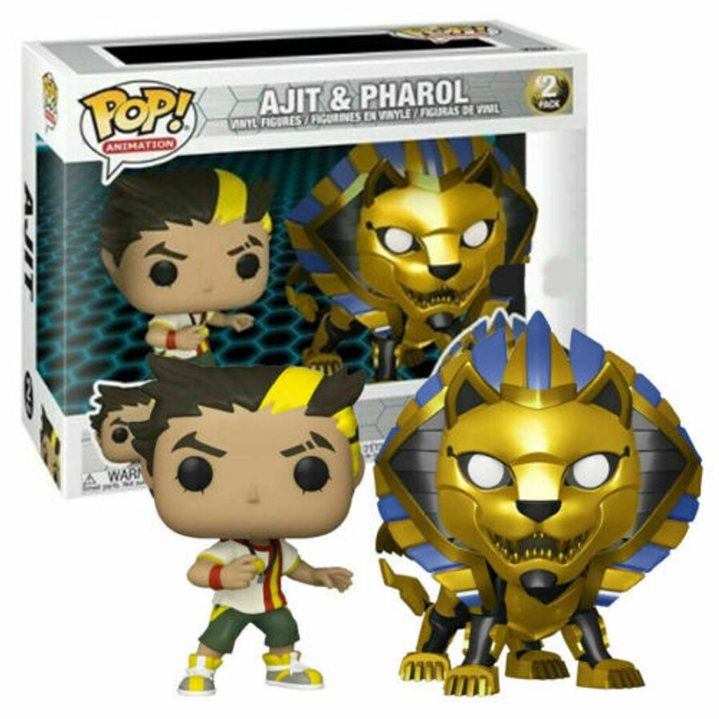 Funko Pop! Bakugan: Ajit & Pharol (2-Pack) (Metallic) Special edition Exclusive