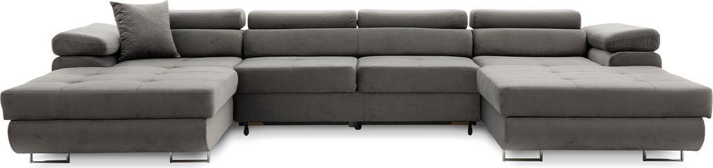 Ecksofa RIGATTO III PRO mit Schlaffunktion - Eckcouch mit Bettkasten - KRONOS 15