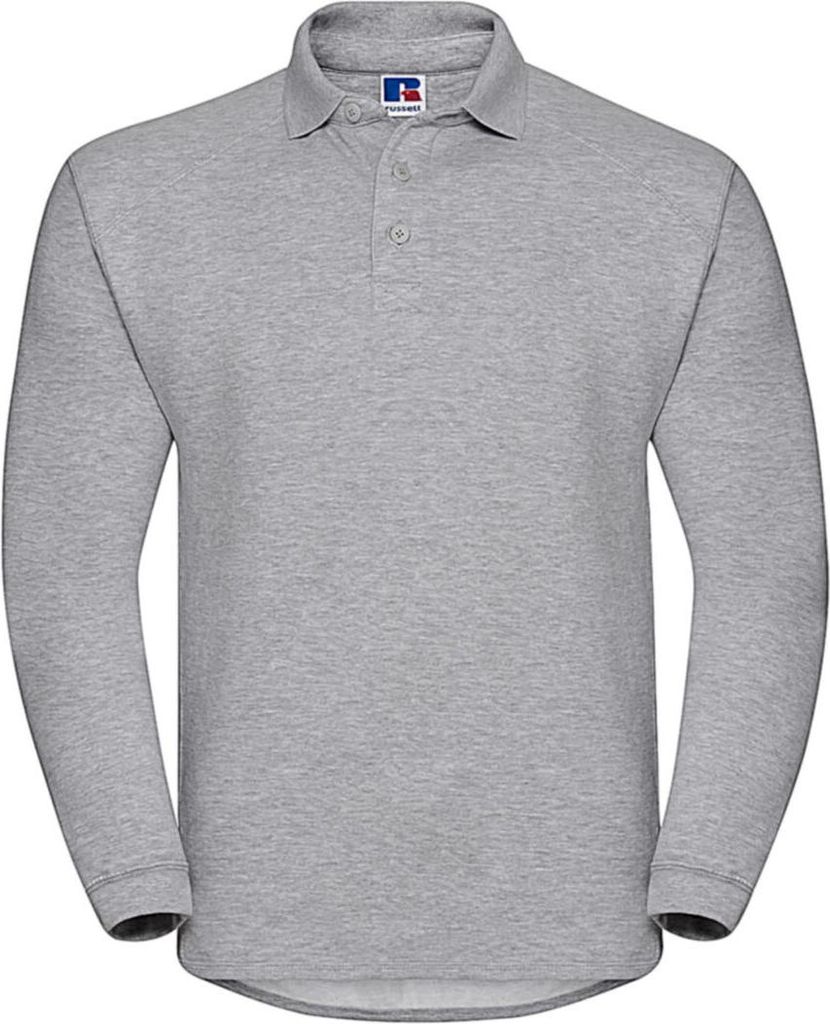 Russell R-012M-0 | Herren Workwear-Poloshirt - Waschbar bis 60 °C - bis 4XL - Farbe: Light Oxford (Heather) - Größe: 3XL