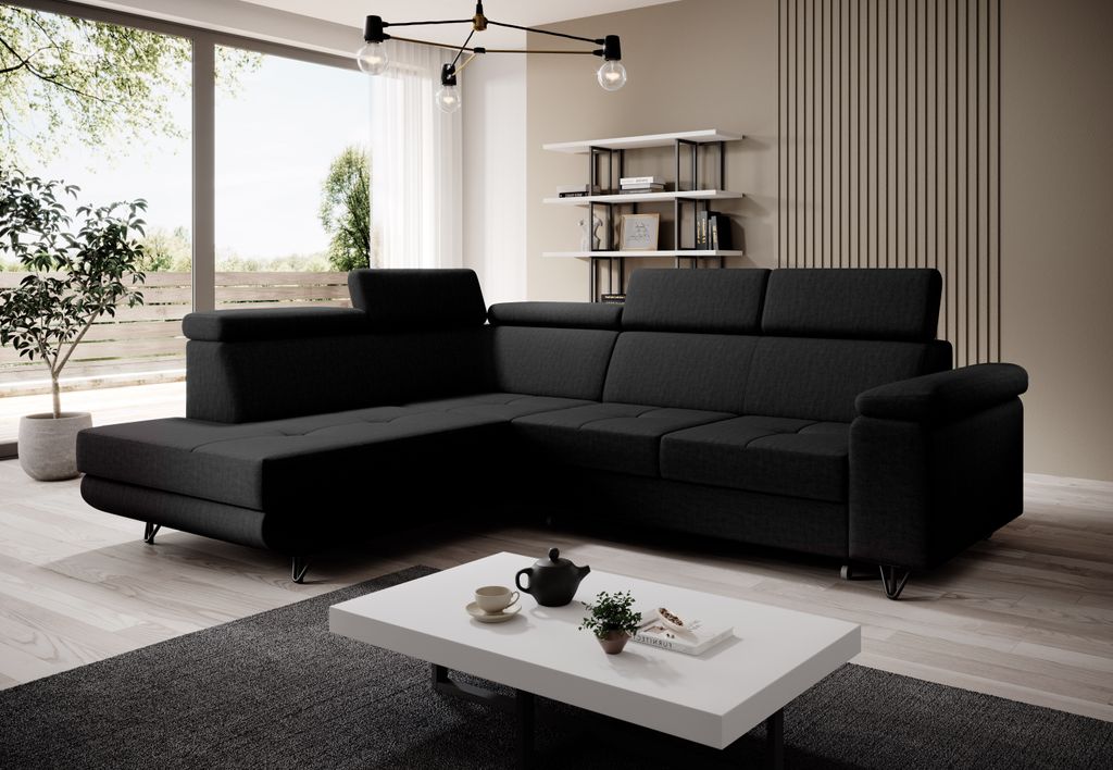 FURMEB24 ECKSOFA CAPRI mit schlaffunktion links 249x184 cm Produktbild 