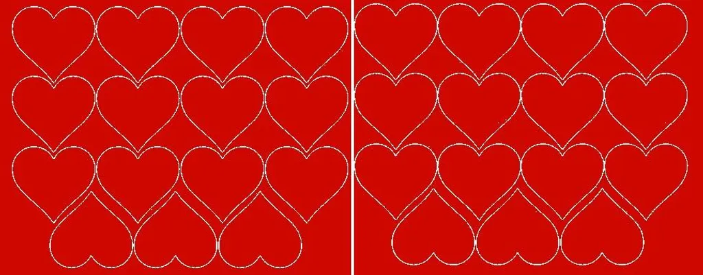 30 Cuori Adesivi Rosso Opaco 6 cm - Sigillo d'Amore San Valentino