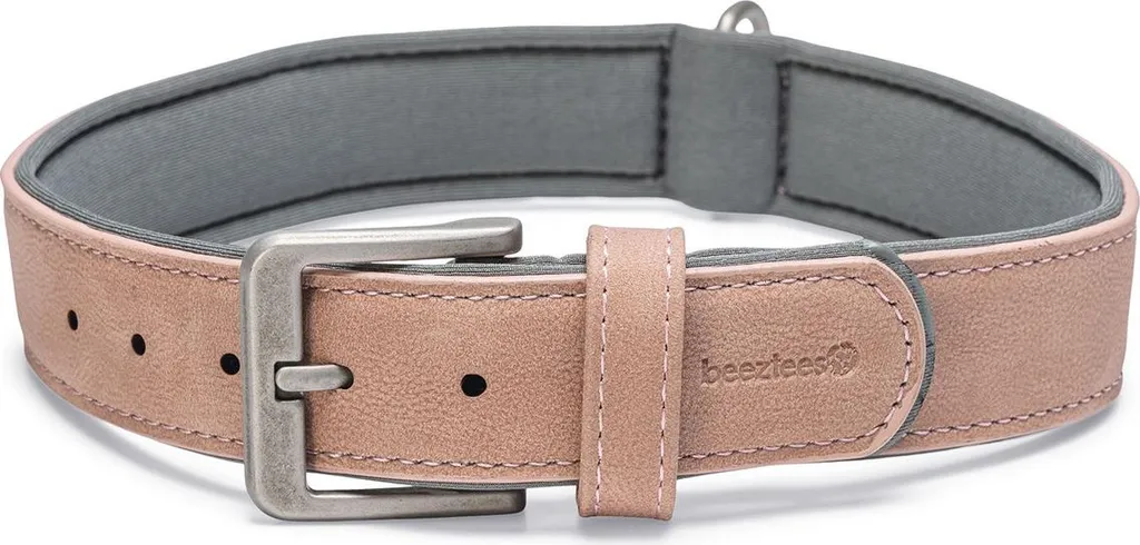 Beeztees Balacron Ax Collare Cani Rosa 47-57cm | Similpelle Alta Qualità