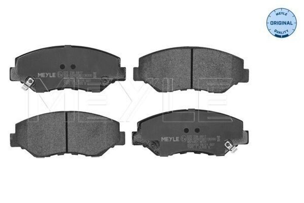 MEYLE 025 238 6817 Bremsbeläge Vorne für HONDA Accord VII Limousine (CL, CN) CR-V II (RD) CIVIC X Schrägheck (FC, FK)