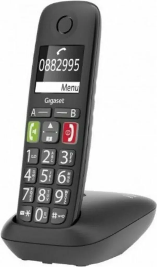 Téléphone fixe sans fil Gigaset E290 DECT - Téléphone Senior Ergonomique