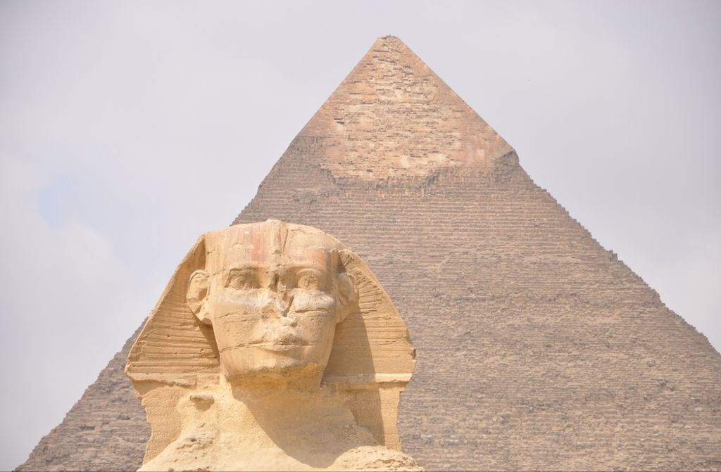 hansepuzzle 61847 - Ägypten Puzzle, 500 Teile, Orte, 46,0 x 30,0cm mit hochwertiger Aufbewahrung, Kartonbox und wiederverschließbarem Beutel