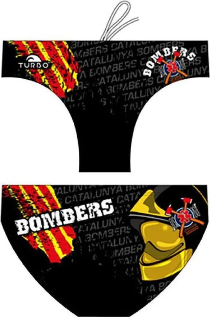 Turbo Catalonia Firefighters Hat Badeslip Schwarz XL Herren Schwarz XL