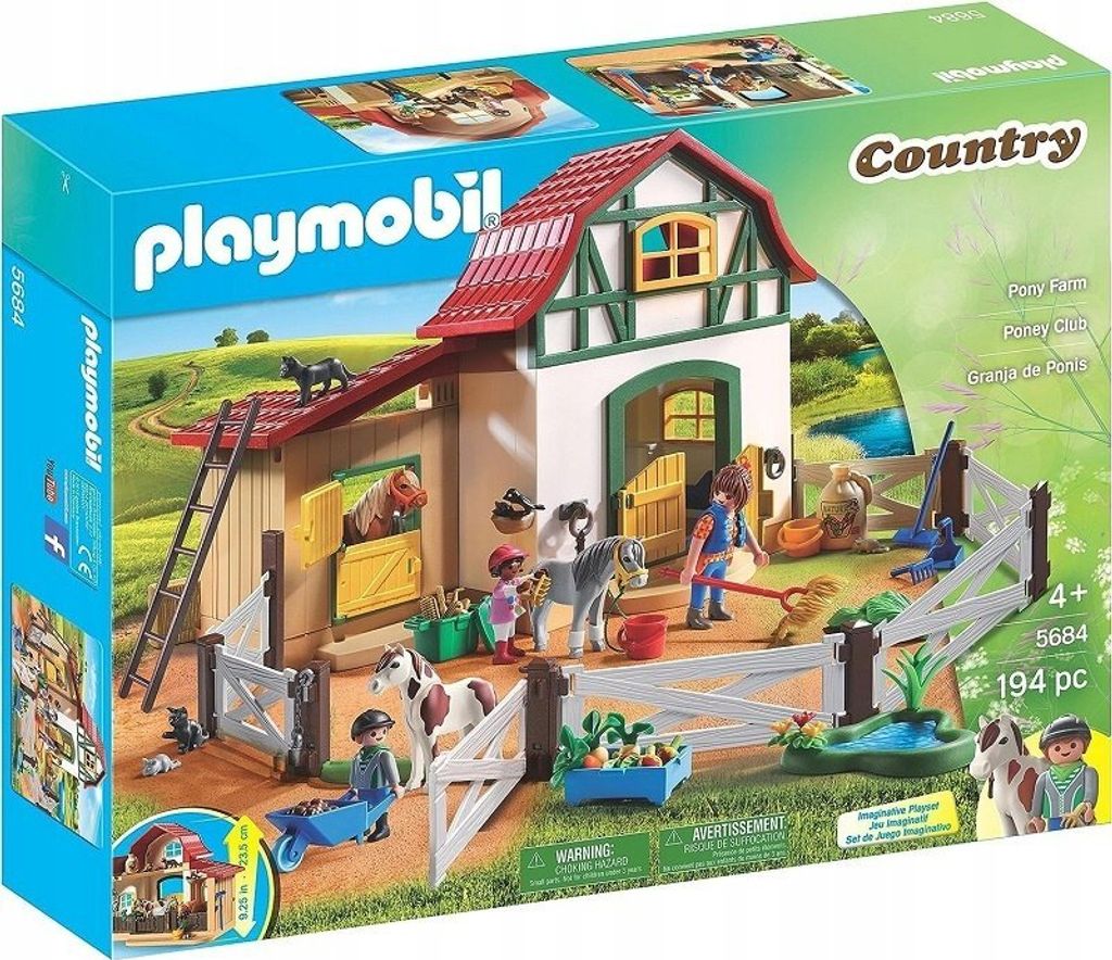 PLAYMOBIL 5684 - La ferme des poneys Image du produit 