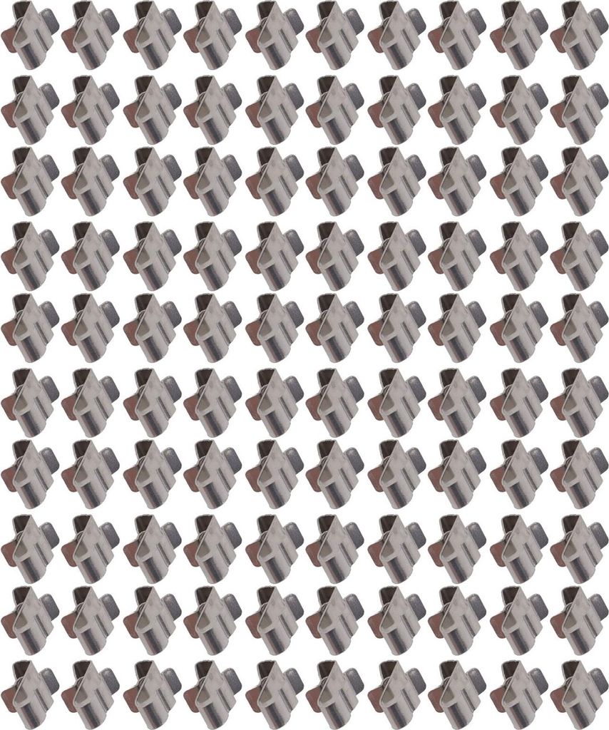 100-teiliges Set mit Kabelklemmen aus Edelstahl für Photovoltaik-Solarmodule