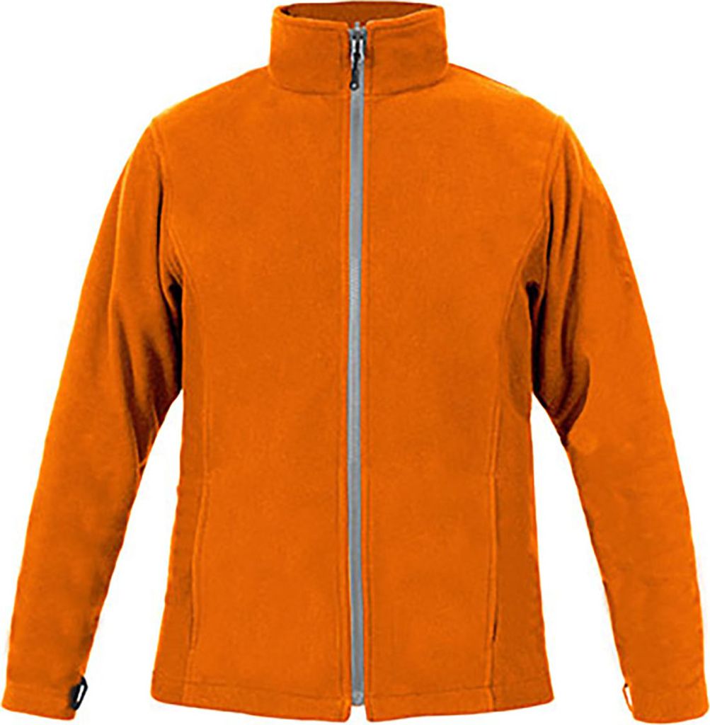 Leichte Fleece Jacke C+ Plus Size Herren, Orange, XXXL
