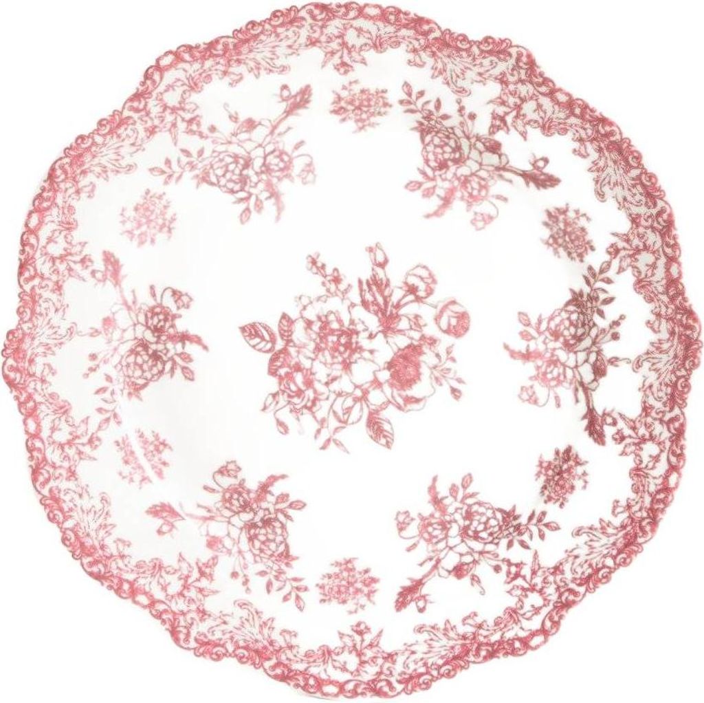 HOMLA LOURRY Dessertteller rot 19 cm