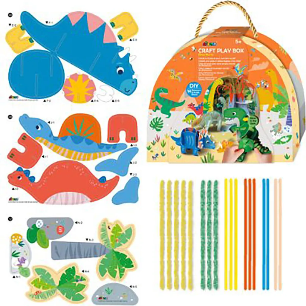 Avenir Monde des dinosaures - Coffret créatif enfant facile à assembler