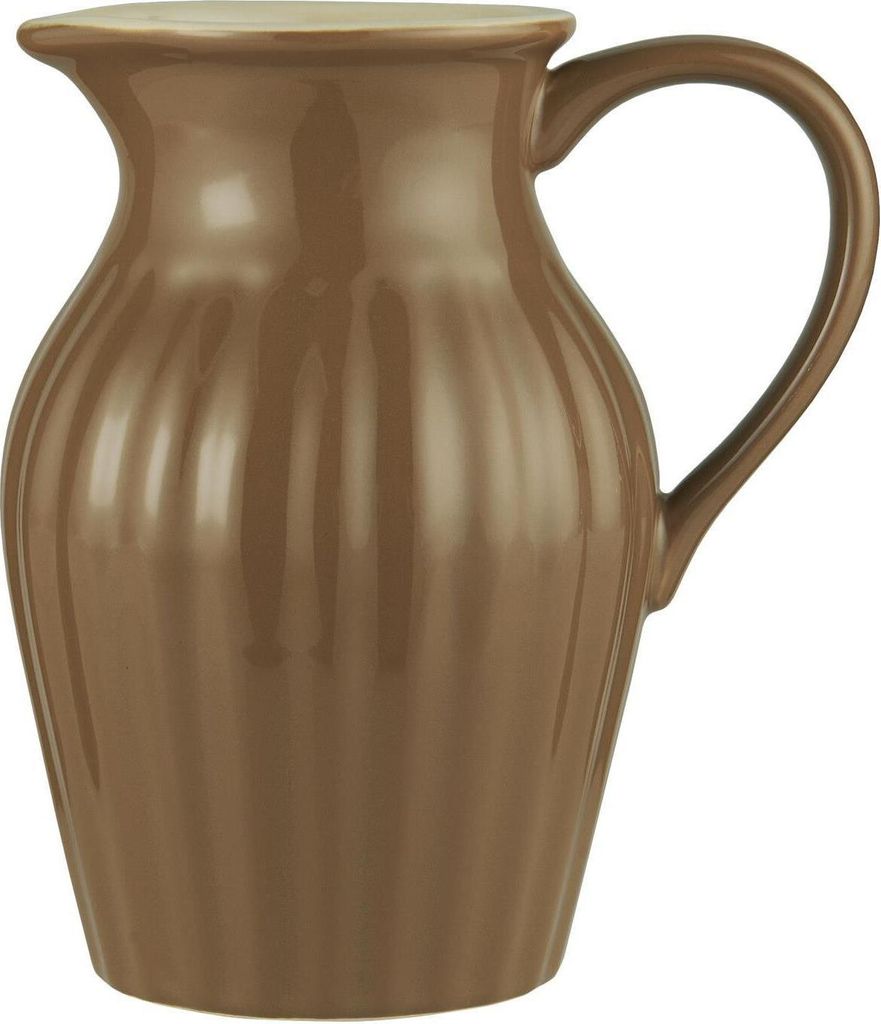 IB Laursen Kanne 1,7 Liter Mynte HAZELNUT Braun Keramik Geschirr Karaffe Krug