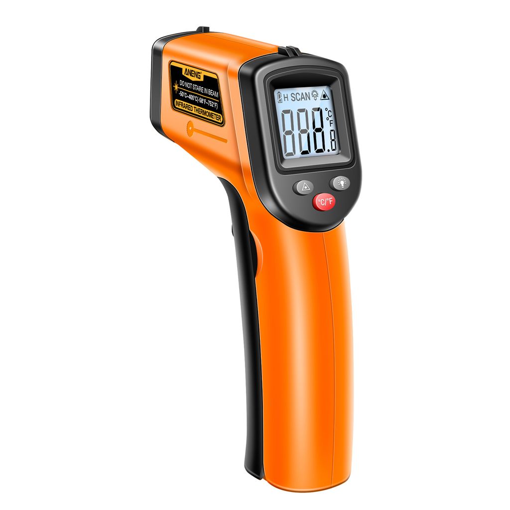 ANENG ANENG TH201 -50¡æ¡«400¡æ /-58šH¡«752šH Beruehrungsloses Infrarot-Thermometer IR-Laser-Thermometer Handdigitaler Temperaturtester In...