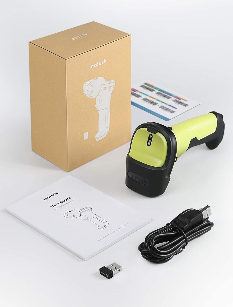 Inateck Barcode Scanner Wireless 2.4 GHz, 35 m Reichweite, Produktbild 8