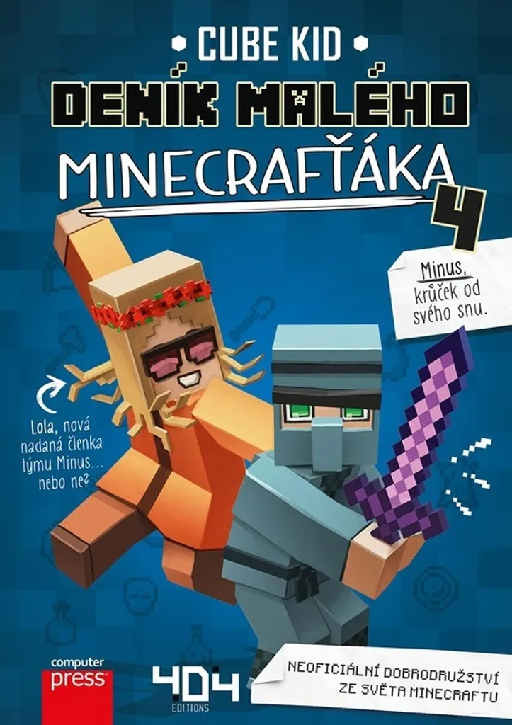 Deník malého Minecrafťáka Tome 4 Cube Kid Roman Junior Aventure Minecraft
