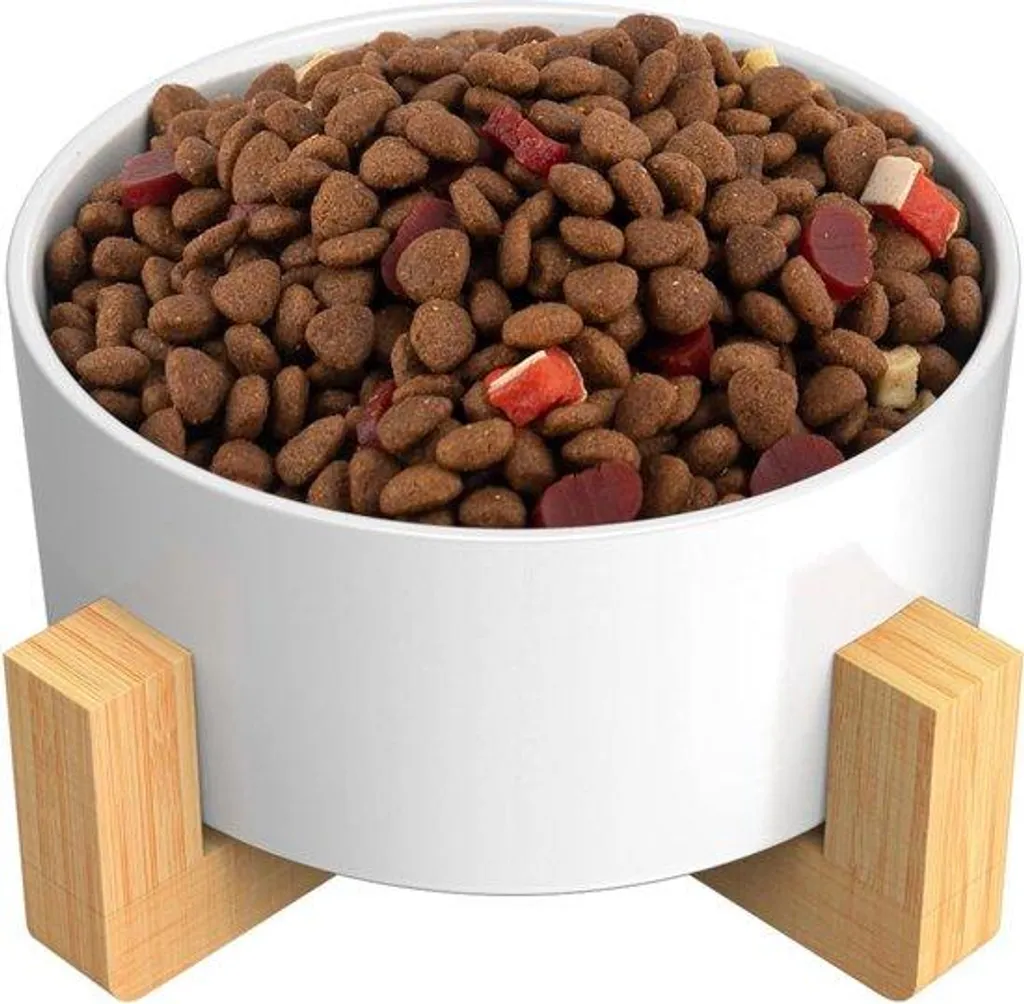 Bol de nourriture en céramique pour animaux, modèle stable de 850 ml