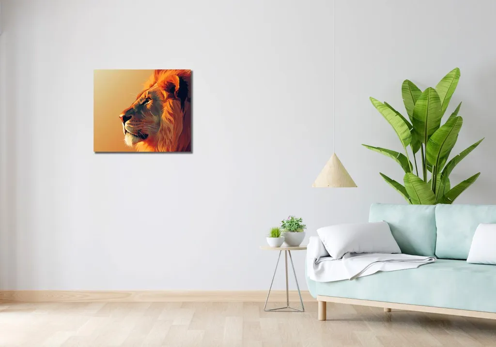 Image 60 x 50 cm Roi - Solution Idéale pour Décorer un Mur Vide - 2