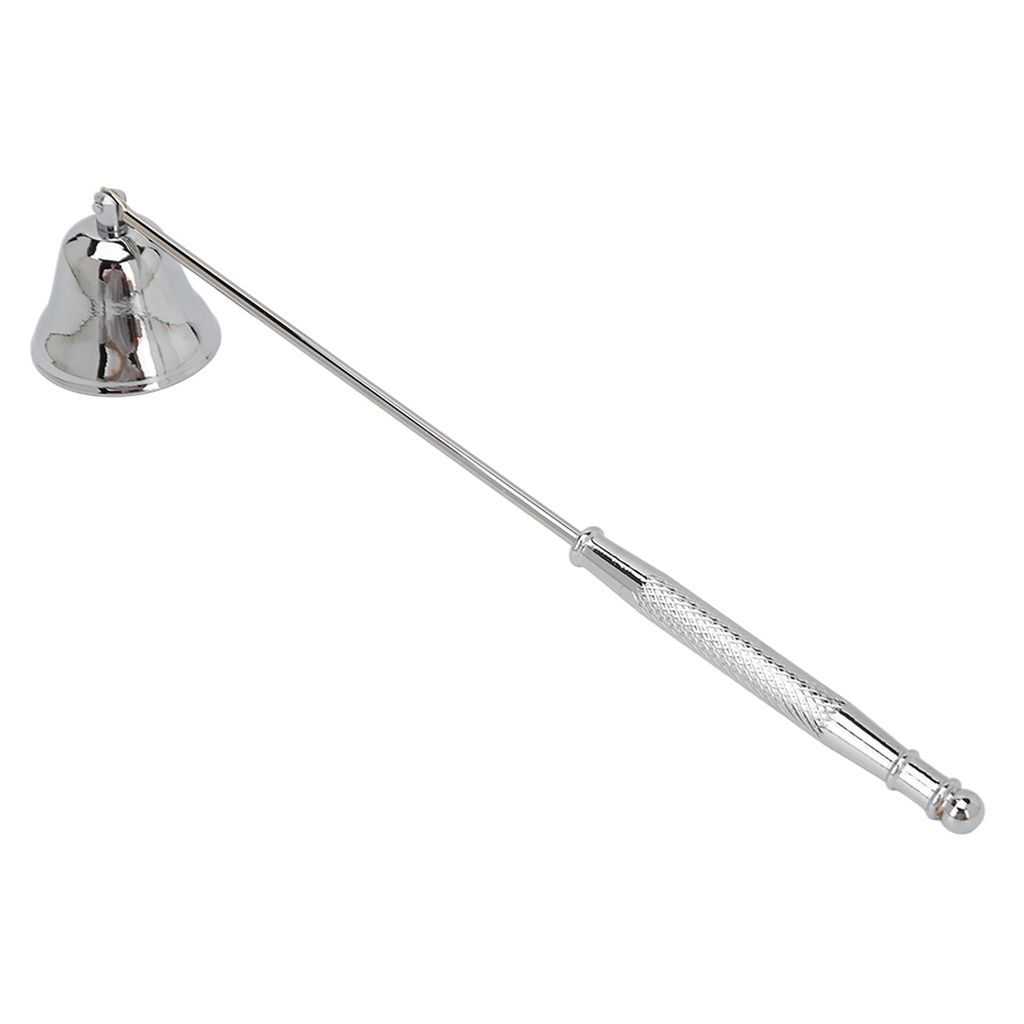 Edelstahl Flammenlöscher,Kerzenlöscher,Vintage Kerzenstopper,Langer Griff Kerzenstopper,Kerzendochtlöscher,Dochtflammenlöscher