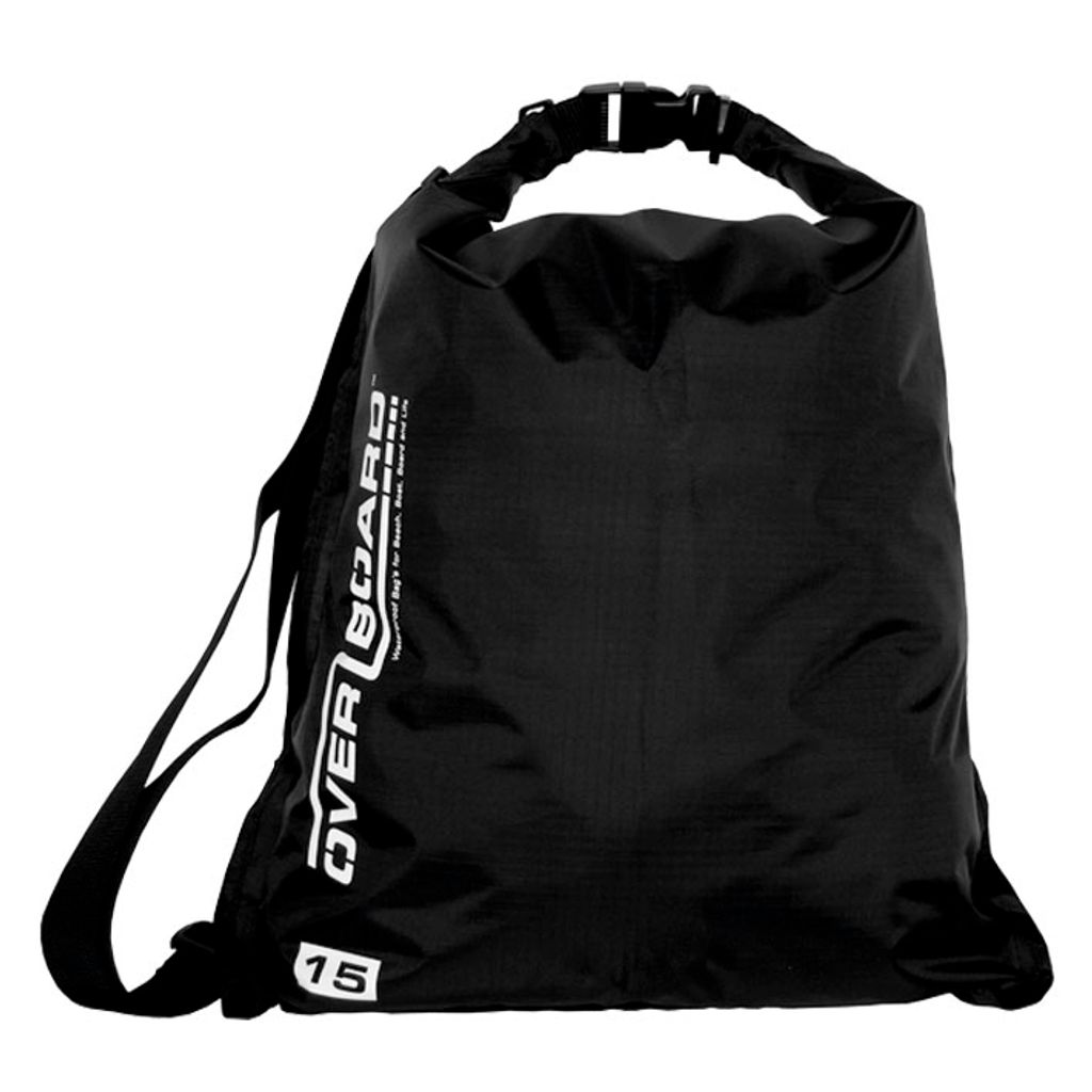 Overboard, Tasche, wasserdichte Tasche 15 Liter Schwarz,