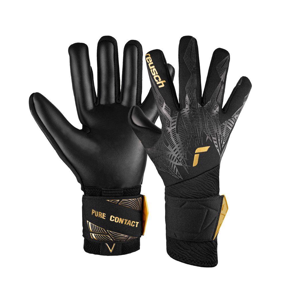 Reusch Torwarthandschuh Pure Contact Infinity mit Hybrid Negative Cut 7706 black / gold / black 10