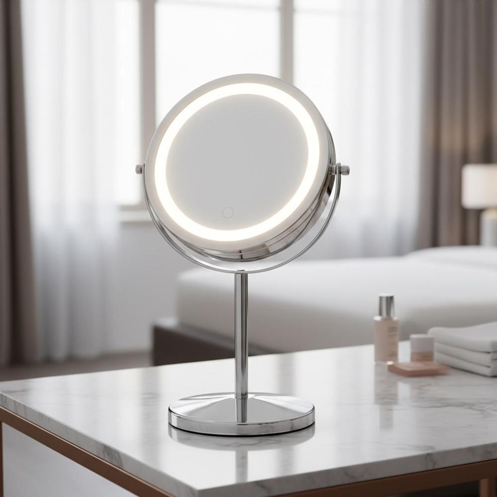 Lusterko do makijażu LED 10x Lusterko do makijażu Lusterko Zdjęcie produktu 
