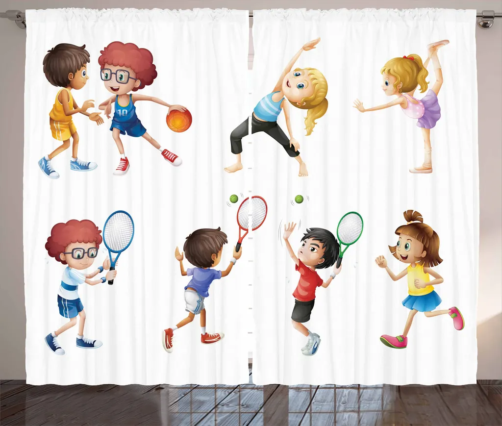 Tenda ABAKUHAUS per Bambini 280x175 cm Lavabile e Resistente