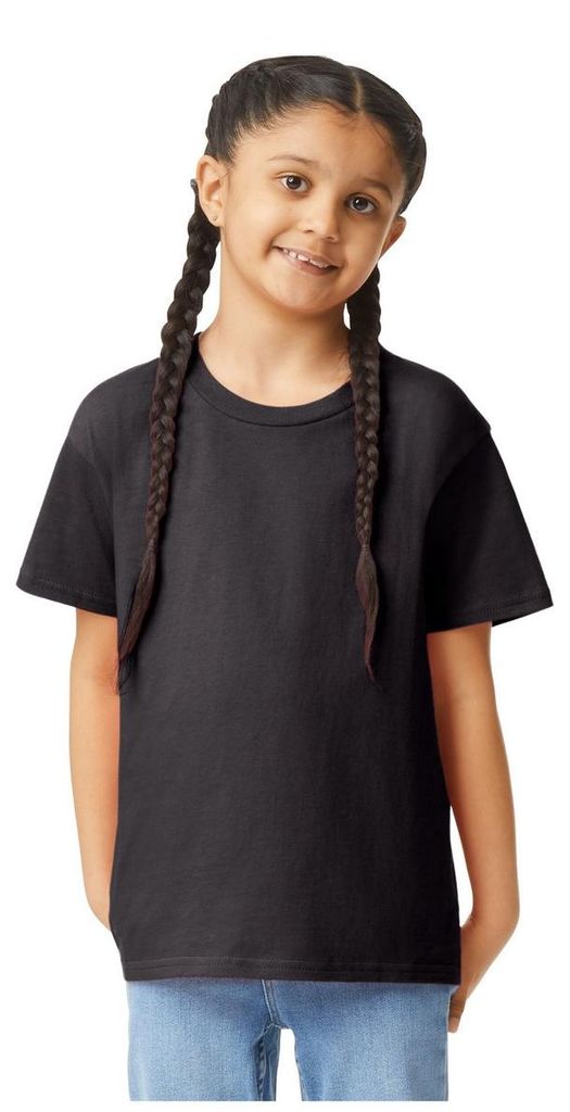 Gildan - T-Shirt Leicht für Kinder FK2507 (XL) (Schwarz)