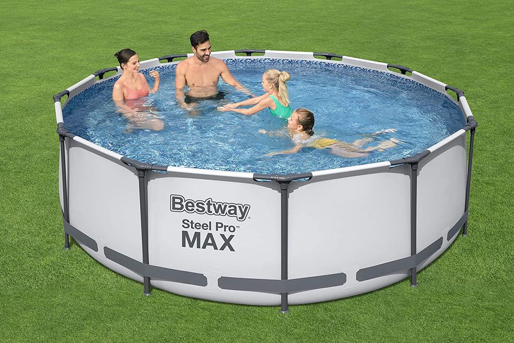 Steel Pro Max™ Frame Pool Komplett-Set, rund, mit Produktbild 48