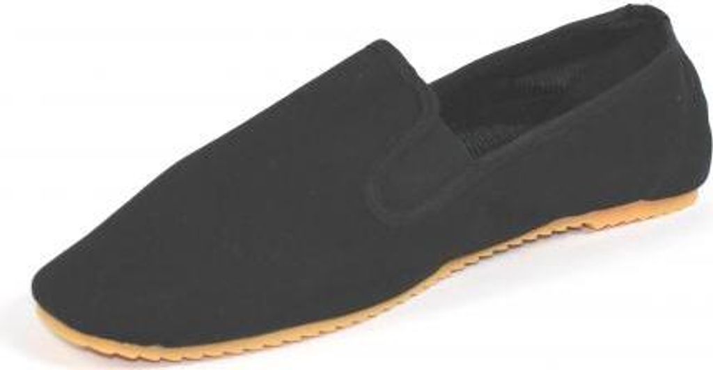 Kung Fu Schuhe schwarz mit Gummisohle Größe - 42