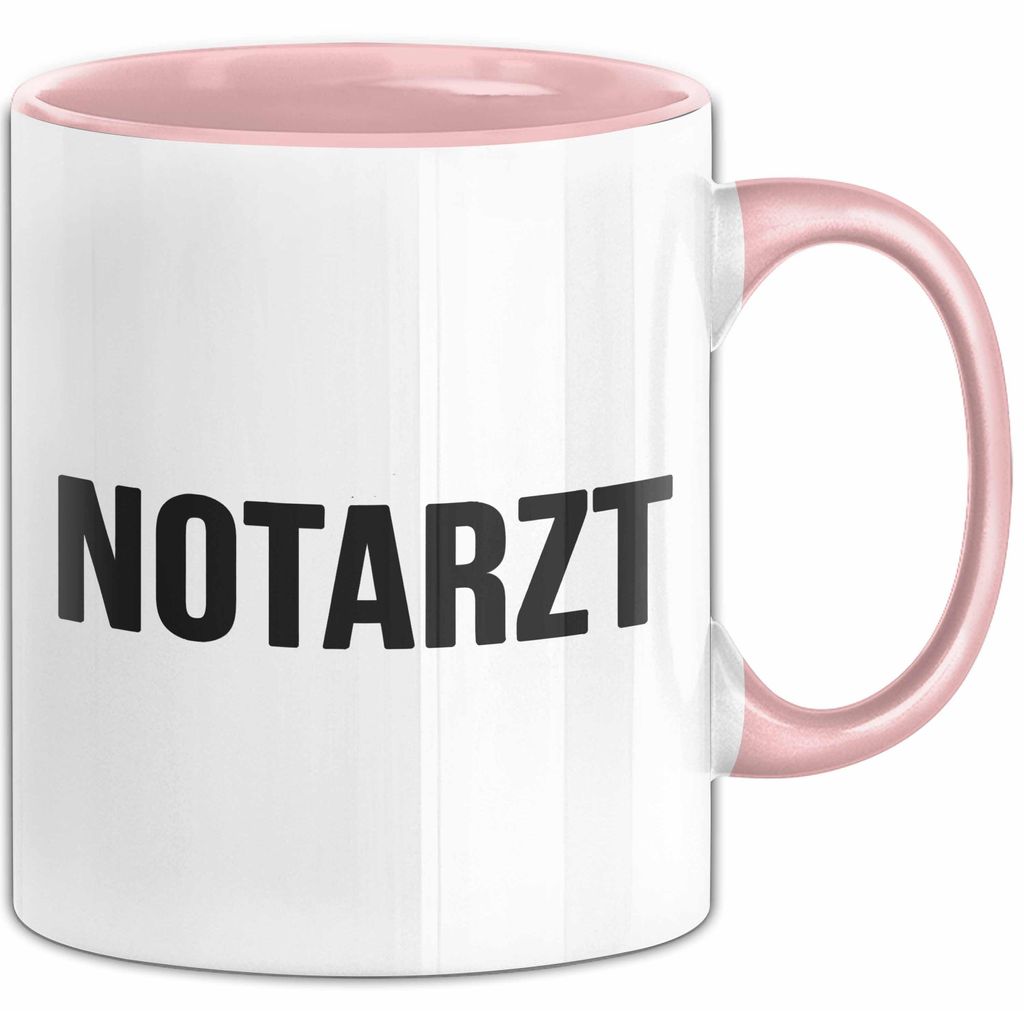 Sanitäter Tasse Geschenk Notfallarzt & Rettungssanitäter (Rosa)
