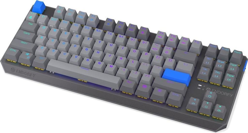 ENDORFY Tastatur Thock V2 TKL Wireless, BT, 2.4 GHz, Yellow Produktbild 