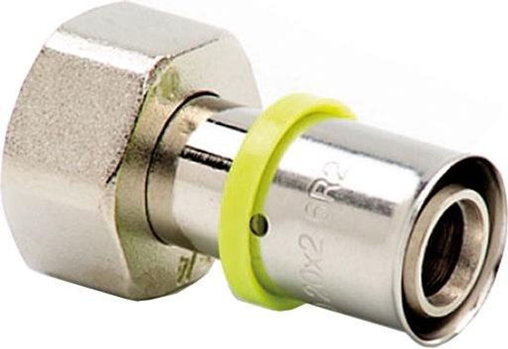 Pressfitting Fittings Verbundrohr, Kupplung Ø16 x IG 1/2" Flachdichtung Gummi