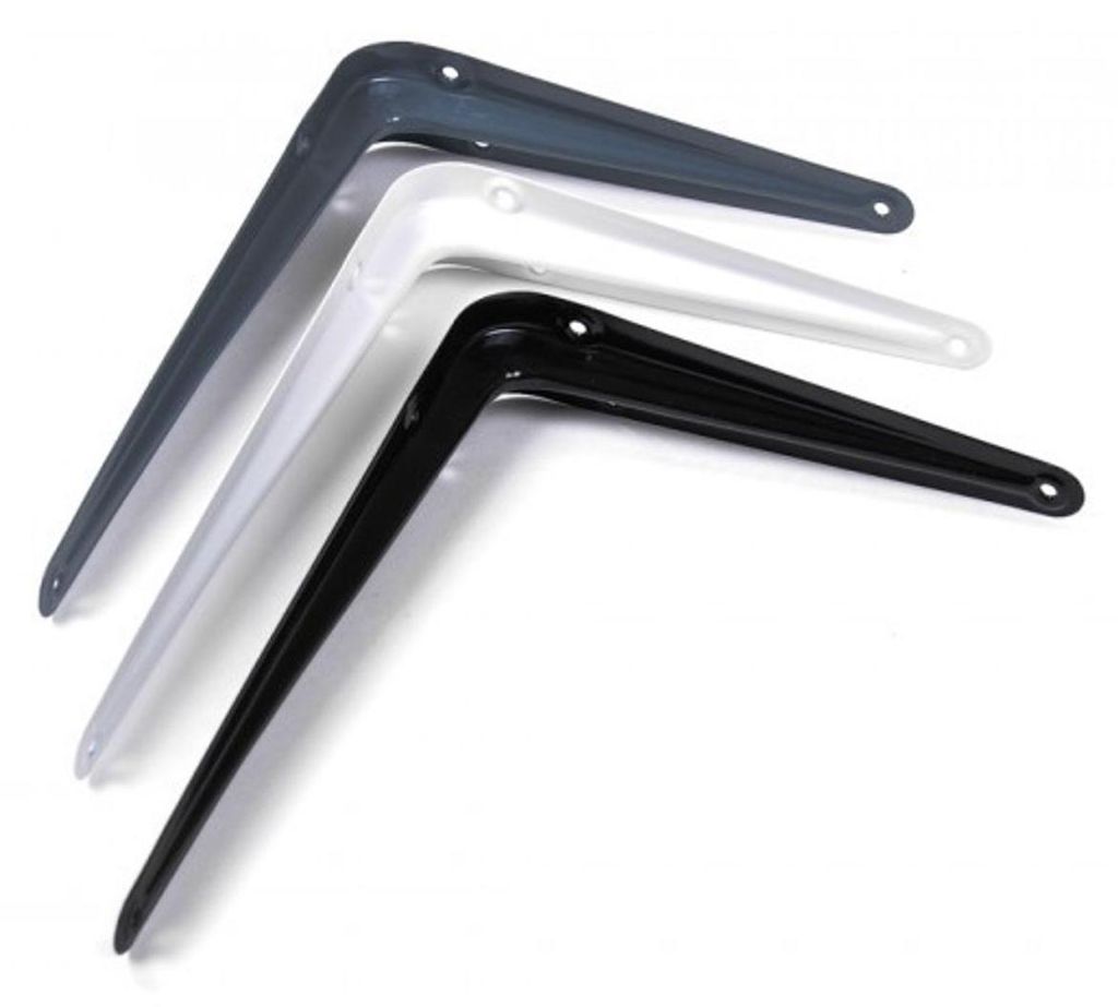 10er Regalwinkel L-Form 20x15cm grau Produktbild 