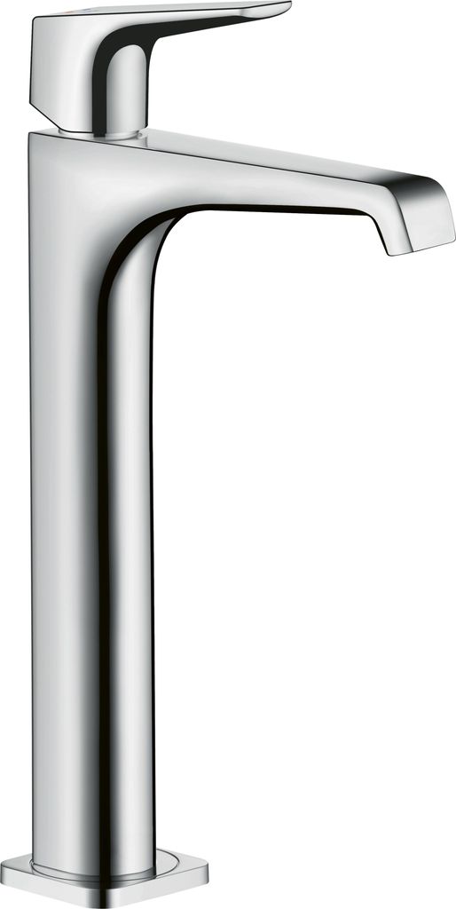 hansgrohe Einhebel-Waschtischmischer 250 E AXOR CITTERIO DN 15, für Waschschüsseln, mit Hebelgriff, ohne Zugstange chrom