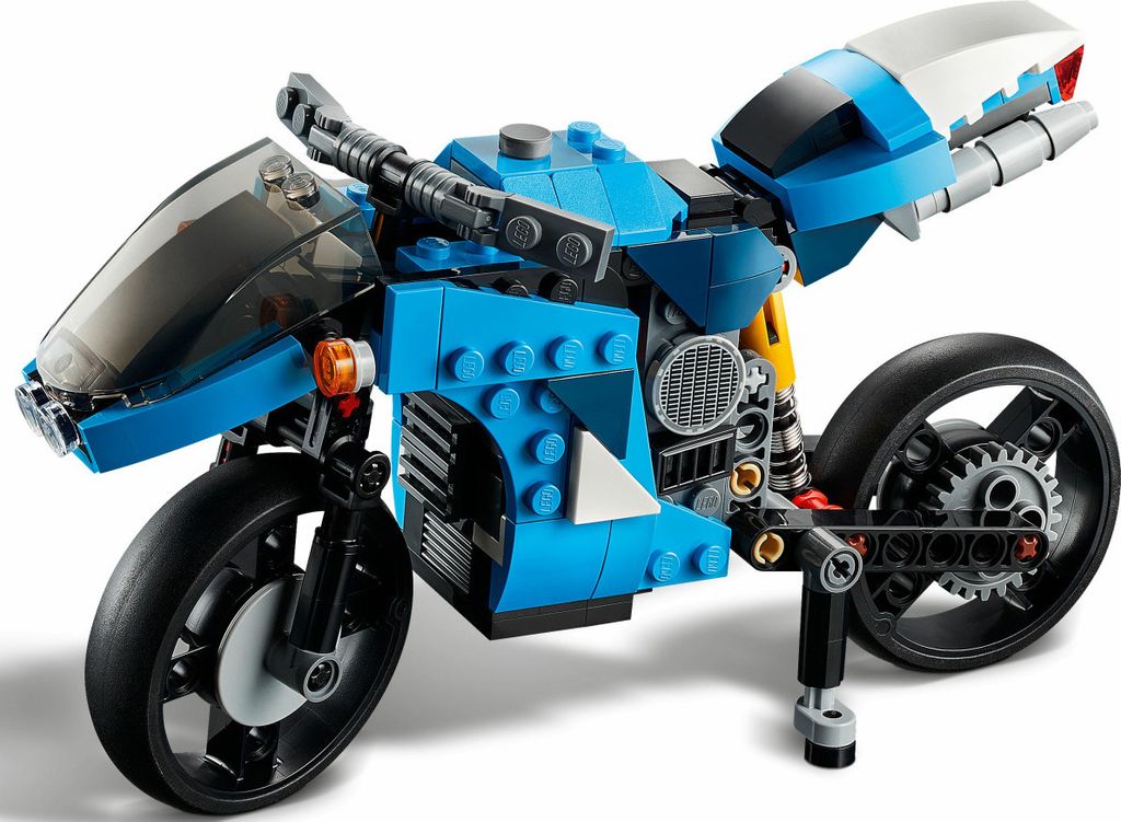 LEGO 31114 Creator 3-In-1 Geländemotorrad aus Bausteinen Produktbild 29