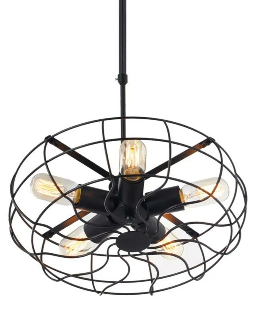 Suspension vintage industrielle luminaire de plafond chic ACA V352715P