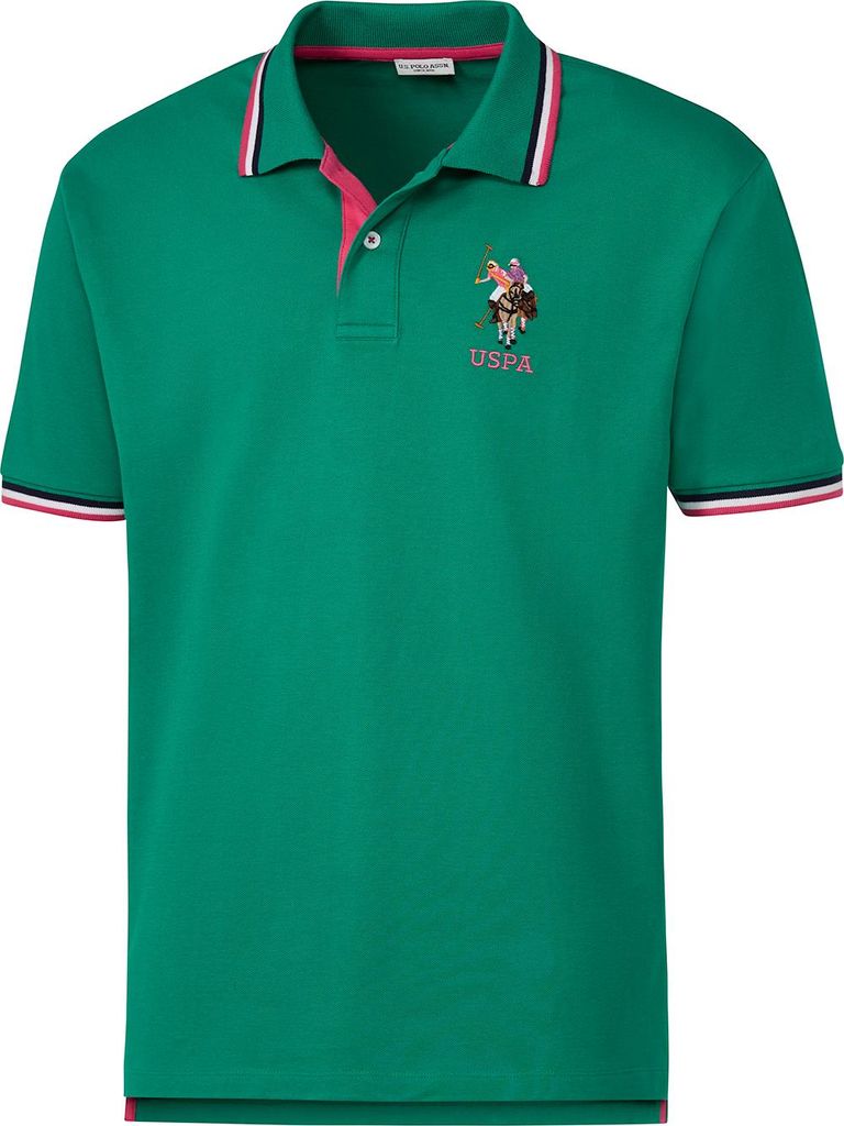 U.S. POLO ASSN. Herren Poloshirt kurzarm, maximaler Stretch-Komfort